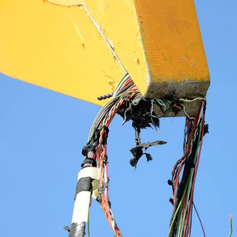 Powerhand DEX VRS180 Greifer mit Rotator der Kabel greift – für 16-25t Bagger
