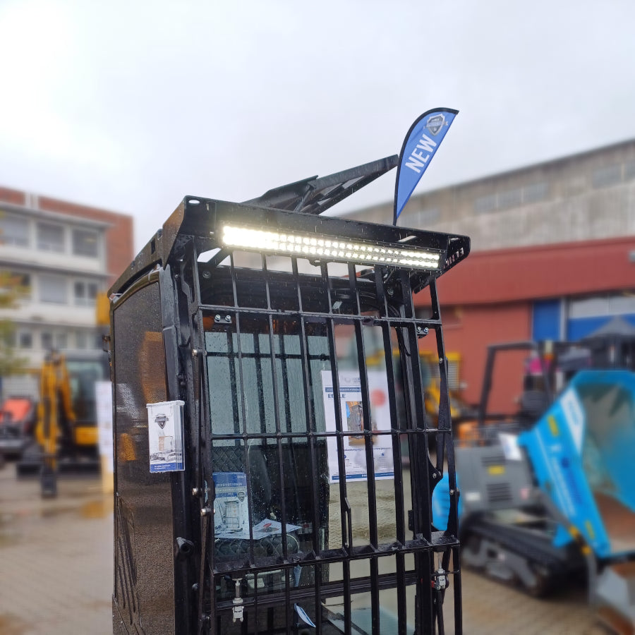 fops abbruchgitter schutzgitter kabinenschutz LED cab protection n excavator