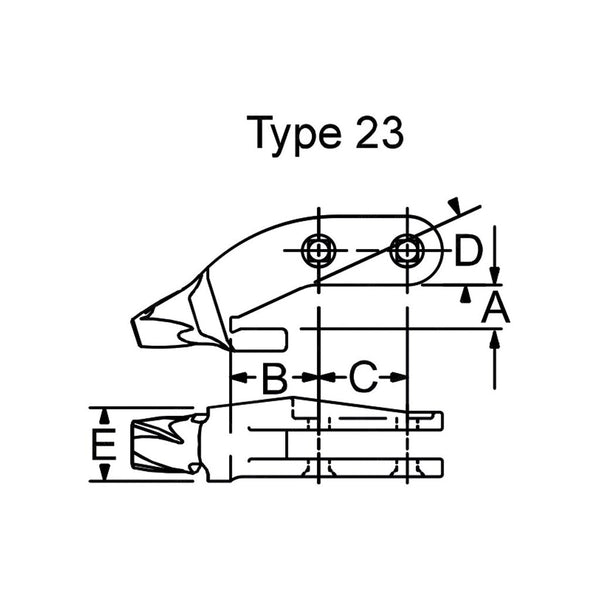 Zahnhalter Esco 8717-V19