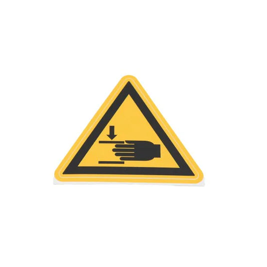 Aufkleber Quetschgefahr - Achtung Quetschgefahr