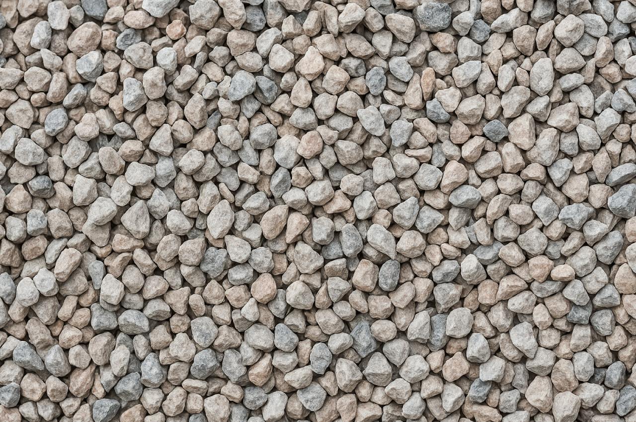 Baumaterial nachher fein