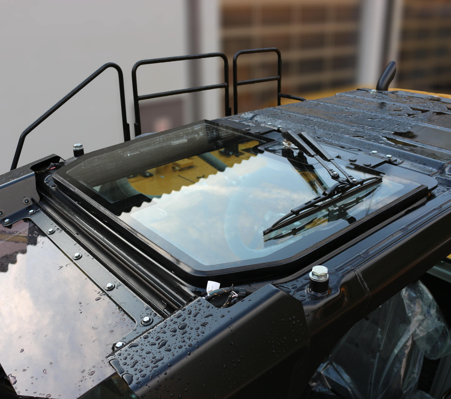 Dachscheibe Bagger mit Scheibenwischer ECHLE