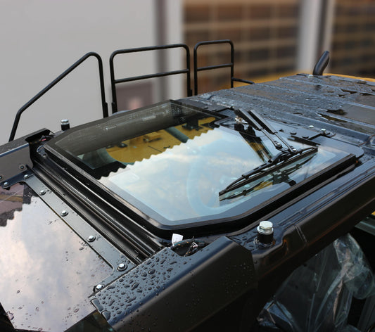 Dachscheibe Bagger mit Scheibenwischer ECHLE