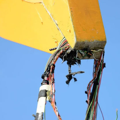 Powerhand DEX VRS180 Greifer mit Rotator der Kabel greift – für 16-25t Bagger