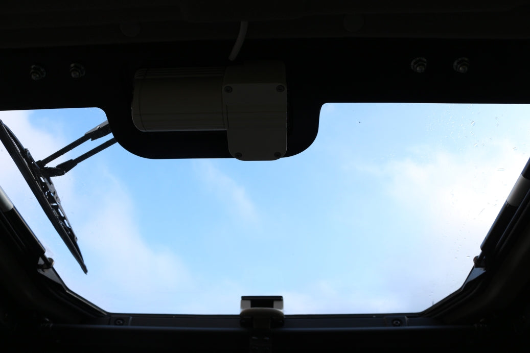 Dachscheibe Bagger mit Scheibenwischer ECHLE