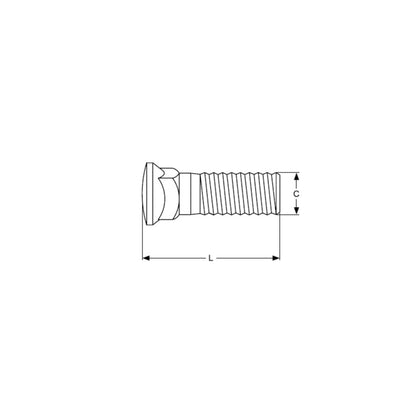 Plow Bolt Pflugschraube Zeichnung