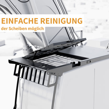 echle fops e4 einfache Reinigung der Scheiben durch Dachklappe