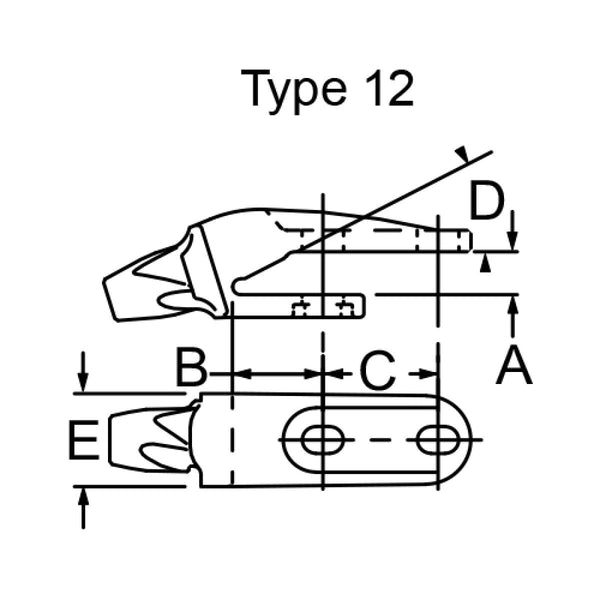 Zahnhalter Esco 8718-V19