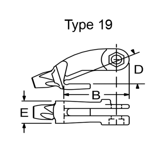 Zahnhalter Esco 5774A-V23