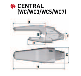 Zahnhalter MTG 1MG55WC5