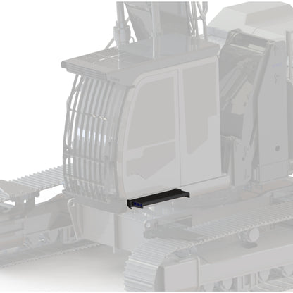 Trittstufe Bagger von Echle Hartstahl hochgeklappt